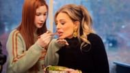 Kep1er's Huening Bahiyyih with Taylor Dayne (Image via Apple Tv)